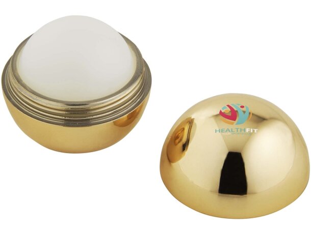 Bálsamo labial Elena con FPS 15 y aroma vainilla Amarillo detalle 1