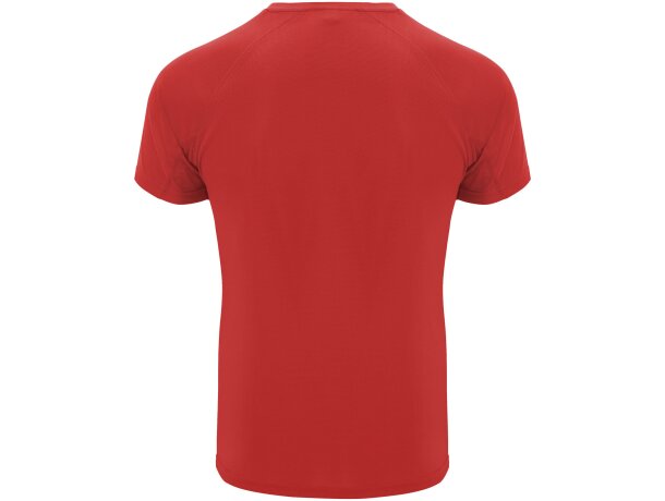 Camiseta deportiva infantil Bahrain Roly Rojo detalle 50