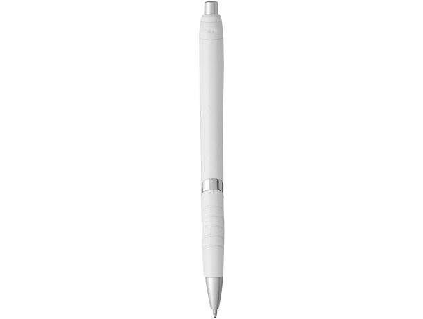 Bolígrafo blanco con empuñadura de goma Turbo barato