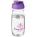 H2O Active® Pulse Bidón deportivo con Tapa Flip de 600 ml Transparente/morado detalle 2