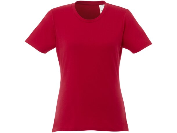 Camiseta de manga corta para mujer ”Heros” Rojo detalle 22