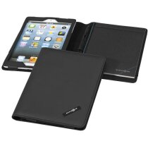 Funda para ipad con libreta y cierre personalizada negro intenso Funda para ipad con libreta y cierre personalizada negro intenso