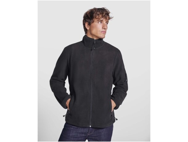 Sudadera polar cremallera completa hombre Luciane Roly Azul marino detalle 10