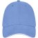 Gorra con ribete de 6 paneles Darton Azul claro detalle 15