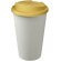Americano® Eco Vaso reciclado de 350 ml con tapa antigoteo Amarillo/blanco