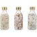 Set regalo sales baño Wellmark Just Relax 3 frascos cristal Transparente claro detalle 2