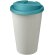 Americano® Eco Vaso reciclado de 350 ml con tapa antigoteo Azul aqua/blanco