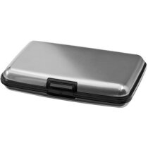 Estuche para tarjetas rígido personalizado plata Estuche para tarjetas rígido personalizado plata