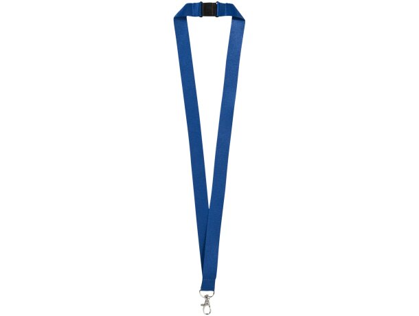 Lanyard con cierre de seguridad Azul marino detalle 2