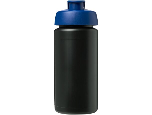 Baseline™ Plus Bidón deportivo con Tapa Flip de 500 ml con asa Negro intenso/azul detalle 40