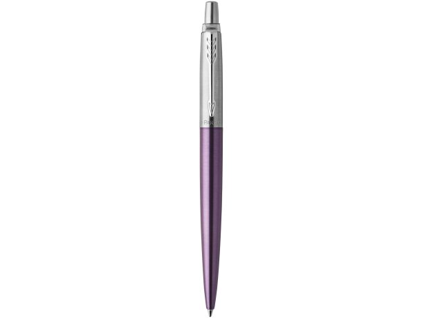 Bolígrafo "jotter" Bond Street Black Ct Morado medio/plateado detalle 38