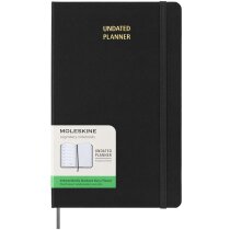 Agenda semanal sin fecha Moleskine tapa dura negra
