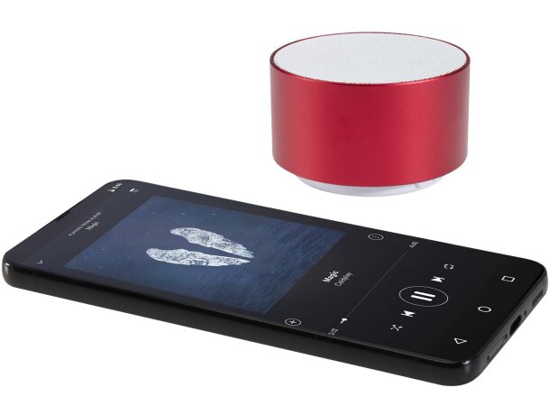 Altavoz inalámbrico bluetooth Ankaa aluminio reciclado 3W Rojo detalle 15