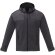 Chaqueta softshell Match para hombre de tres capas Elevate Gris tormenta detalle 9