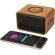 Altavoz con base de carga inalámbrica Wooden Madera detalle 8