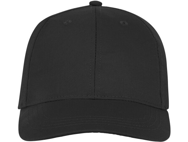 Gorra dividida en 6 paneles. Ideal para merchandising Negro intenso detalle 42