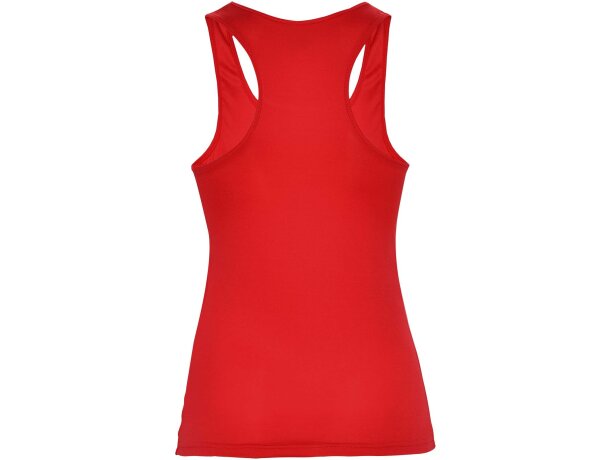 Camiseta deportiva sin mangas mujer Shura Roly cool fit Rojo detalle 18