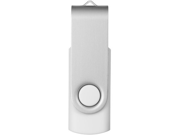 Memoria USB Rotate 2GB con protección giratoria de aluminio Blanco/plateado detalle 8