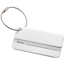 Etiqueta de aluminio para identificar equipaje personalizada plata Etiqueta de aluminio para identificar equipaje personalizada plata