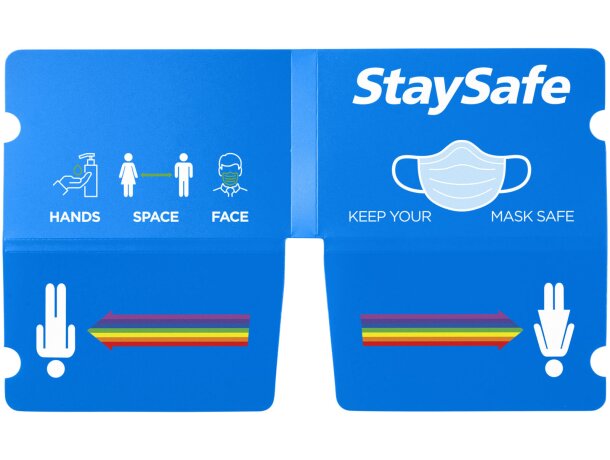 Neceser plegable para mascarillas Madden Azul detalle 30