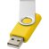 Memoria USB Rotate 2GB con protección giratoria de aluminio Amarillo