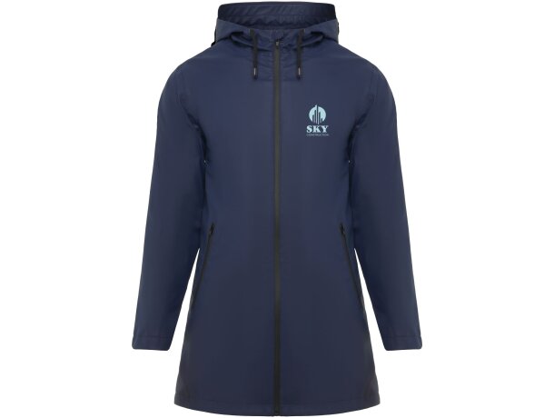 Chubasquero impermeable Sitka Roly con capucha para mujer Azul marino detalle 9