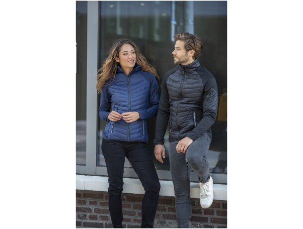 Chaqueta aislante híbrida de hombre Banff con plumón sintético Rojo detalle 3