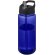 Bidón deportivo con tapa con boquilla de 600 ml H2O Active® Octave Tritan™ azul/negro intenso