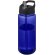 Bidón deportivo con tapa con boquilla de 600 ml H2O Active® Octave Tritan™ Azul/negro intenso