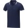 Polo de manga corta algodón BCI 200 g/m2 Elevate Life Azul marino