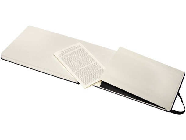 Álbum acuarelas Moleskine papel FSC 200 g/m² prensado frío Negro intenso detalle 3