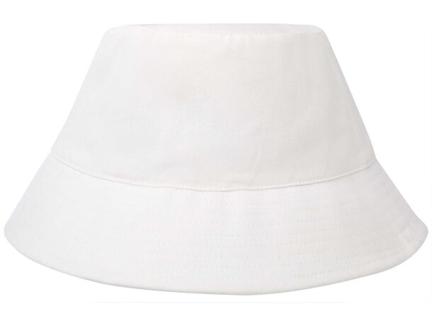 Sombrero reciclado Wicklow con certificación Aware Blanco detalle 6