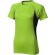 Camiseta técnica Quebec de manga corta blanca detalles de color de mujer Verde manzana/antracita