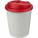 Vaso reciclado de 250 ml con tapa antigoteo Americano® Espresso Eco Blanco/rojo