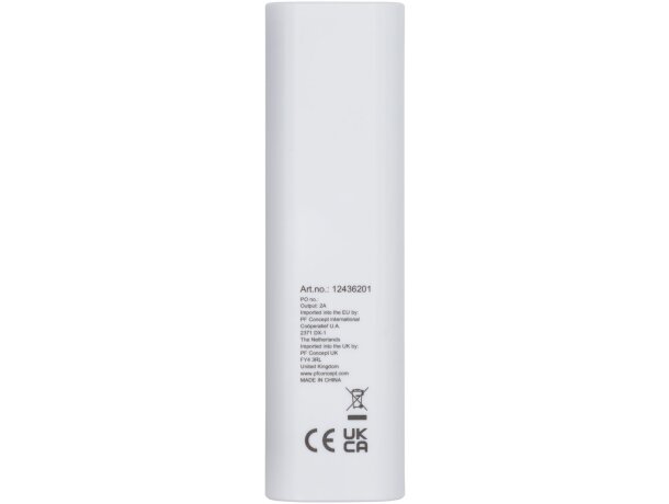 Cable de carga modular plástico reciclado Whiz Blanco detalle 9