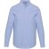 Camisa oxford Sphene algodón BCI sostenible hombre Azul claro detalle 2