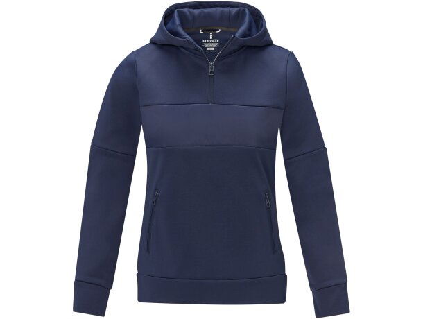 Sudadera anorak con capucha Sayan para mujer Azul marino detalle 7