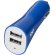 Adaptador doble para coche con usb Azul real detalle 3