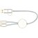 Cable 5 en 1 Alasia aluminio reciclado carga rápida Plateado detalle 16