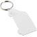 Llavero reciclado Tait con forma de furgoneta en plástico HIPS Blanco detalle 1