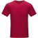Camiseta orgánica manga corta hombre Azurite Rojo detalle 6