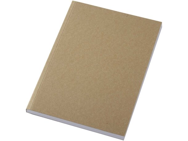 Libreta A5 tapa blanda craft Novella Austen papel reciclado Natural detalle 4