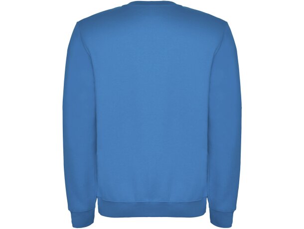 Sudadera cuello redondo unisex Clásica Roly personalizable Azul océano detalle 32