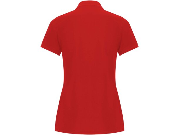 Polo manga corta mujer Pegaso Premium Roly piqué algodón Rojo detalle 12