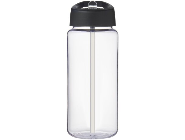 Bidón deportivo con tapa con boquilla de 600 ml H2O Active® Octave Tritan™ Transparente claro/negro intenso detalle 4