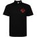 Polo manga corta hombre Tormo Roly poliéster reciclado Negro intenso detalle 1