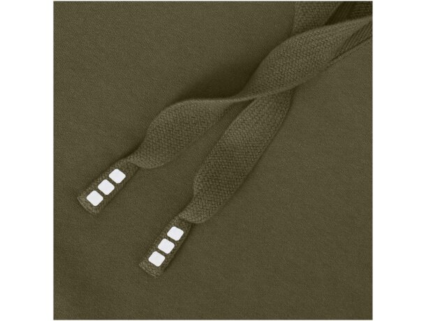 Sudadera con capucha unisex Laguna algodón BCI y poliéster Verde bosque detalle 48