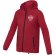 Chaqueta ligera impermeable mujer Dinlas con capucha enrollable Rojo detalle 4