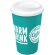 Vaso térmico Americano 350 ml con aislamiento de doble pared Azul aqua/blanco detalle 61