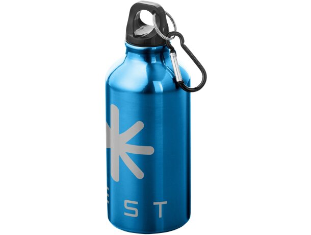 Cantimplora de aluminio con mosquetón 350 ml personalizada